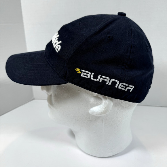 Taylormade Burner R7 Tmax Gear Navy Blue Adjustable Strapback Golf Hat - Picture 3 of 7